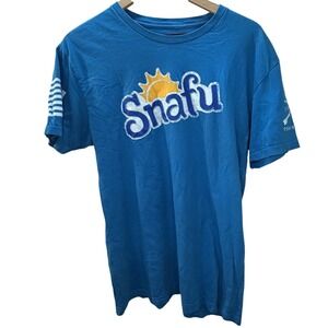 Grunt‎ Style Snafu Military Acronym Shirt(2) Blue Large